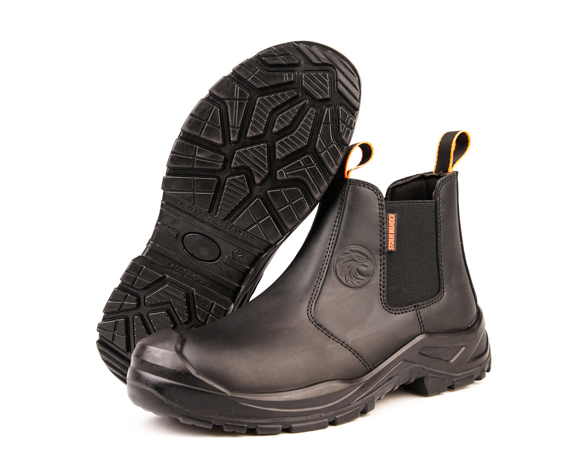 Storm Wander M017 Mid-Cut Slip-On Safety Shoes